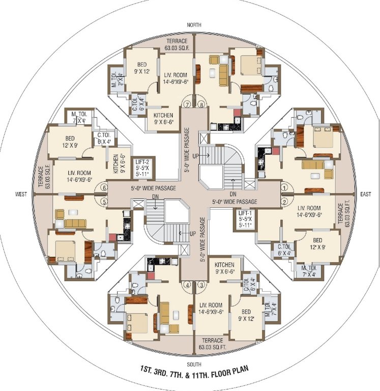  white city M. Baria White City 1/2 Cluster Plan