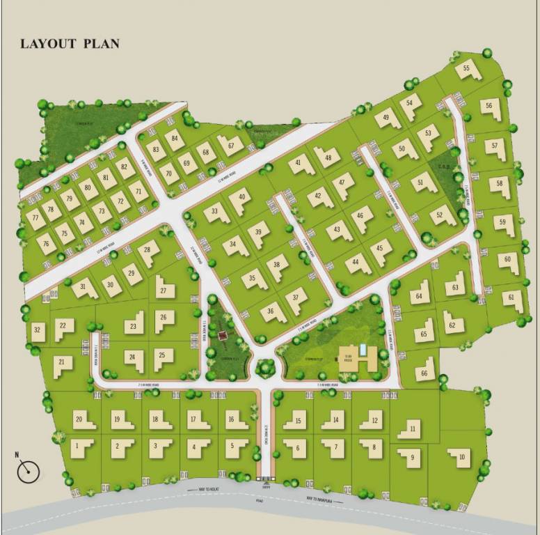  param green Layout Plan