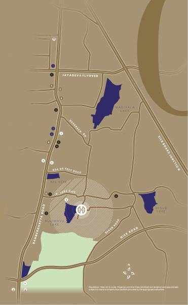  bannerghatta Location Plan