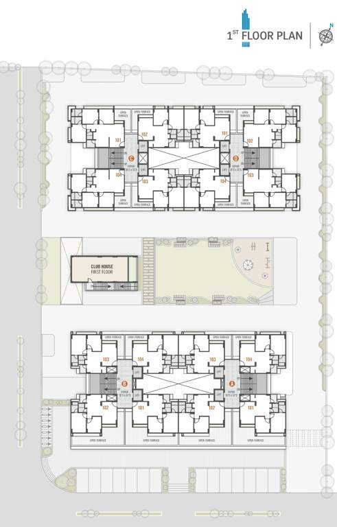  heights Tower 1 Cluster Plan