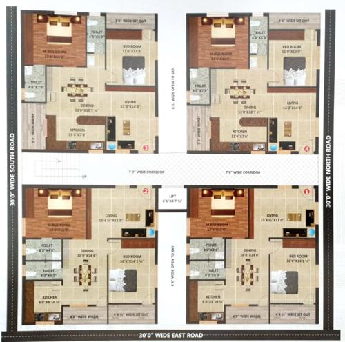  dlite-vivanta Dlite Vivanta Cluster Plan for Typical Floor
