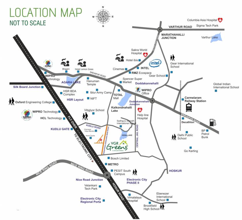  greens Location Plan