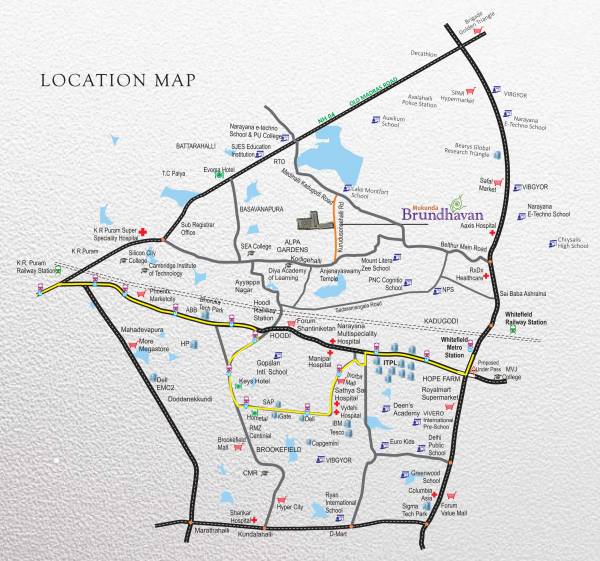  brundhavan Location Plan