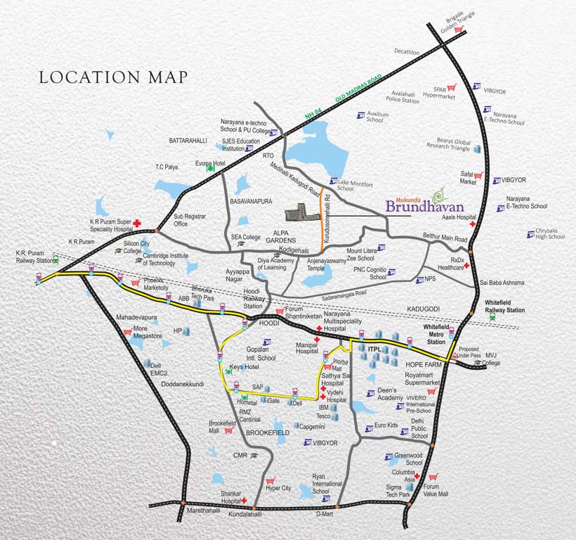  brundhavan Location Plan