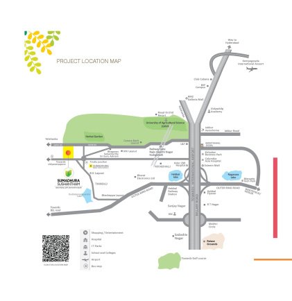 sushantham phase ii Location Plan
