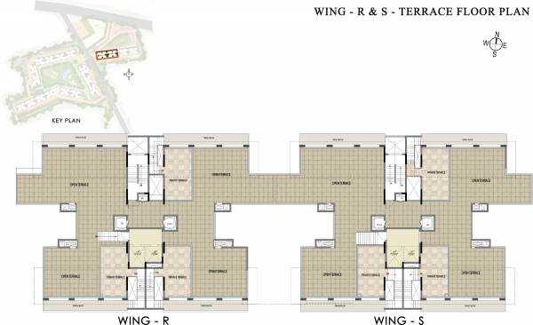 R & S Cluster Plan for Terrace Floor promenade R & S Cluster Plan for Terrace Floor