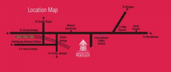  soumya-heritage-phase-3 Location Plan