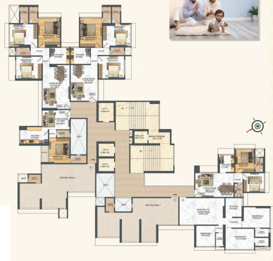  aniraj-tower-chs-ltd Cluster Plan