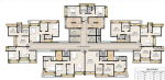 Cluster Plan from 9th to 20th Floor  corner-stone Cluster Plan from 9th to 20th Floor