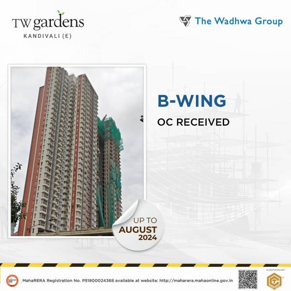  tw-gardens Tower 1 Construction Status Aug-24