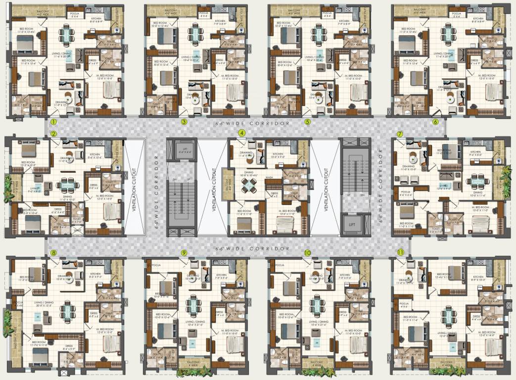  landmark Cluster Plan