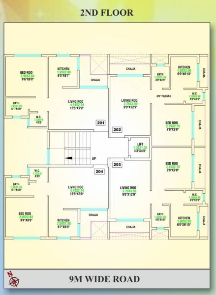  plumbago Tower A Cluster Plan For 2nd Floor