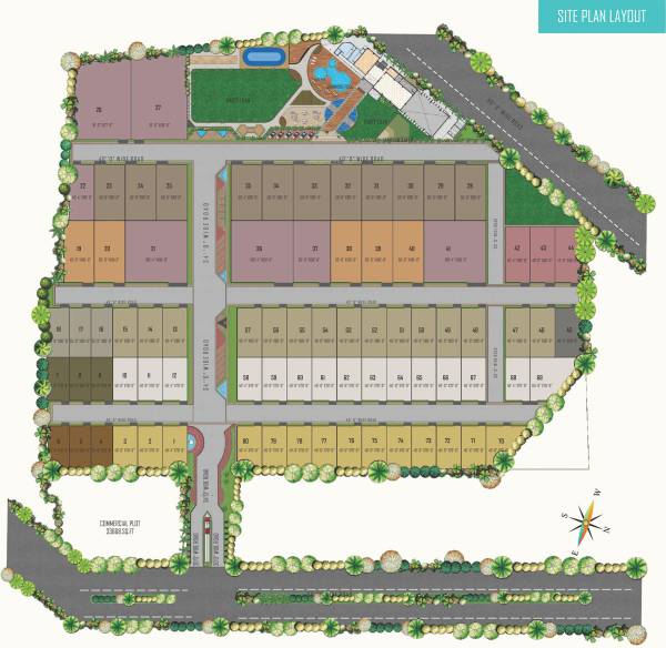 Layout Plan courtyard Layout Plan