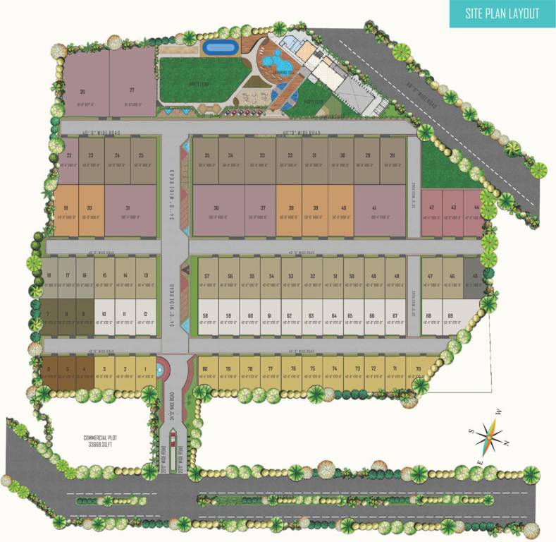  courtyard Layout Plan