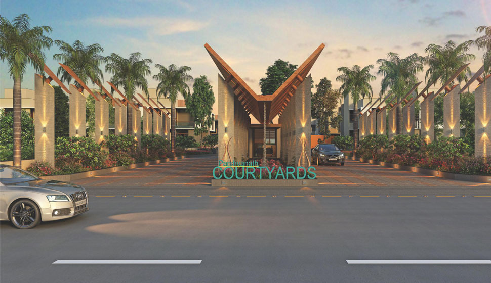  courtyard Entrance Gate Security Cabin