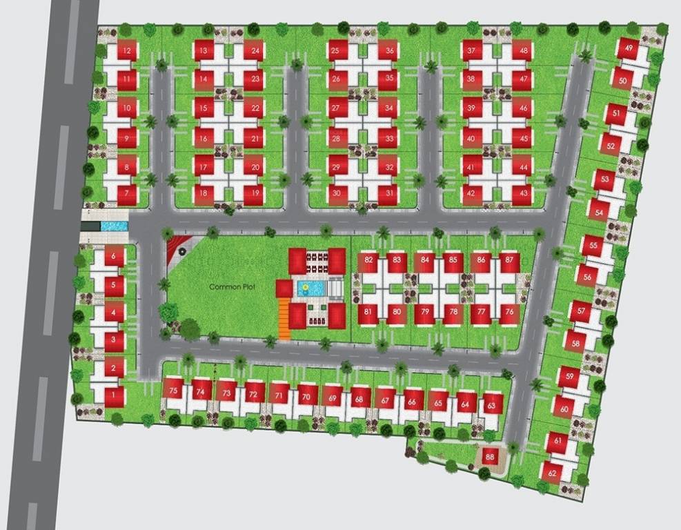  shubham farm plot weekend villa Master Plan