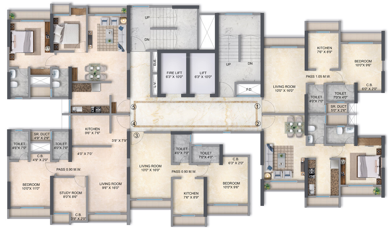  metropolis aquaris Metropolis Aquaris Cluster Plan