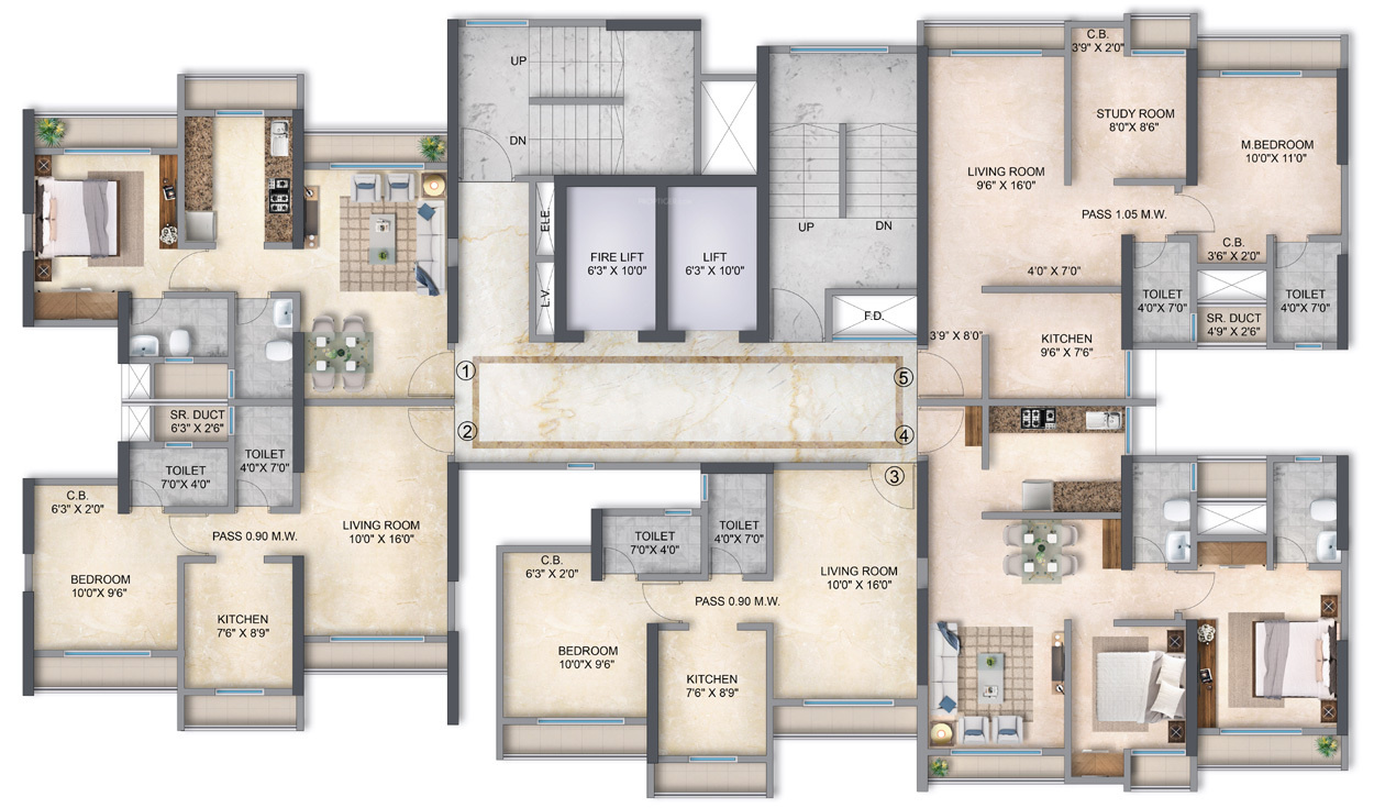  metropolis aquaris Metropolis Aquaris Cluster Plan