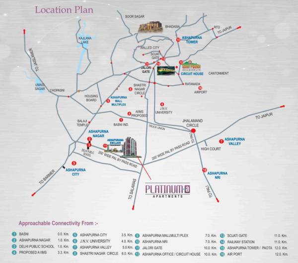 enclave-platinum-apartments Location Plan