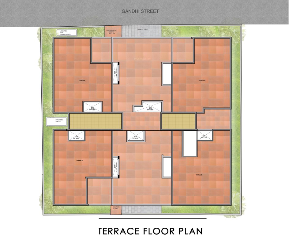 aprita Aprita Cluster Plan for Terrace Floor