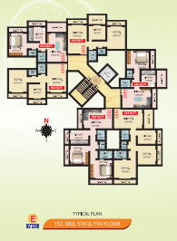  satyam paradise Cluster Plan