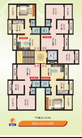  satyam paradise Cluster Plan