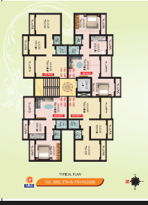  satyam paradise Cluster Plan