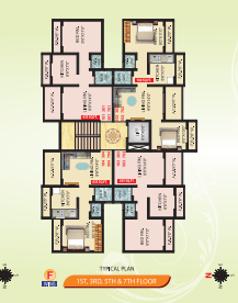  satyam paradise Cluster Plan