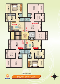  satyam paradise Cluster Plan