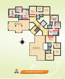  satyam paradise Cluster Plan