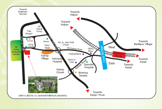  satyam-paradise Location Plan