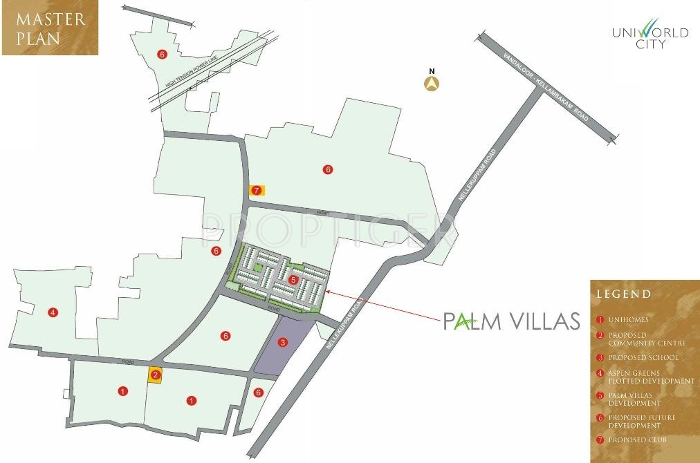 Images for Master Plan of Unitech Palm Villas