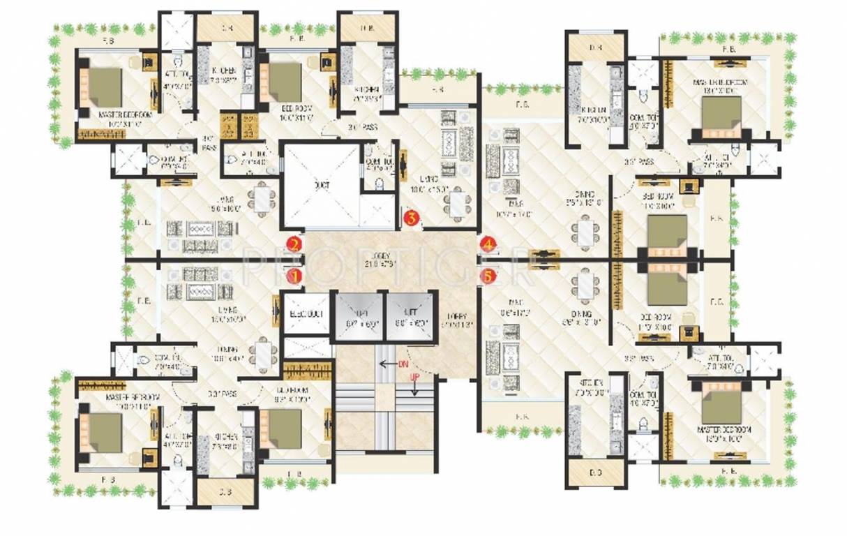 Images for Cluster Plan of Sanghvi Exotica