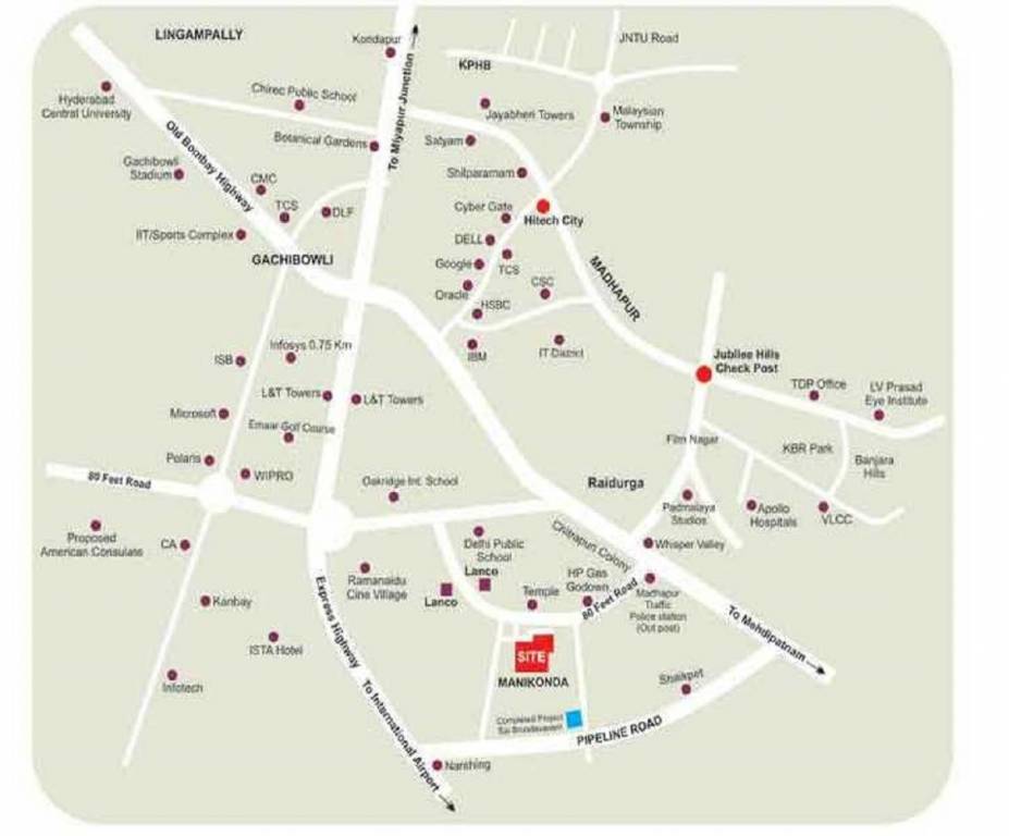  hills phase ii Location Plan