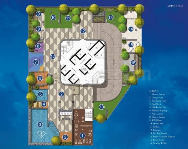  a-o-fresidences-malad Cluster Plan