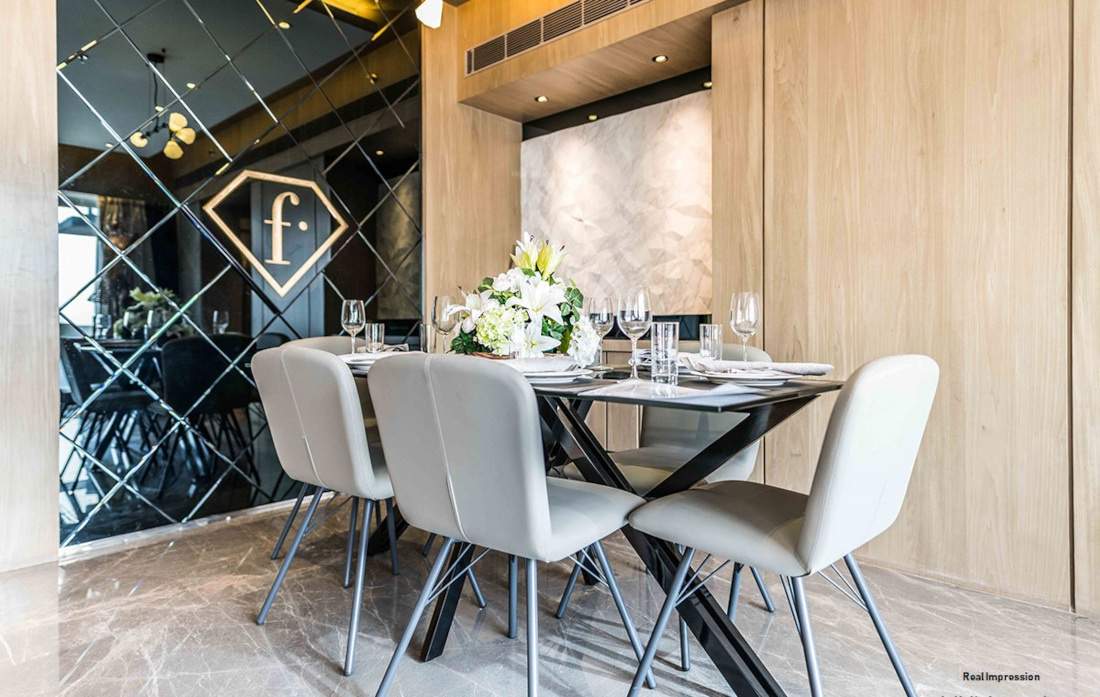  a o fresidences malad Dining Area