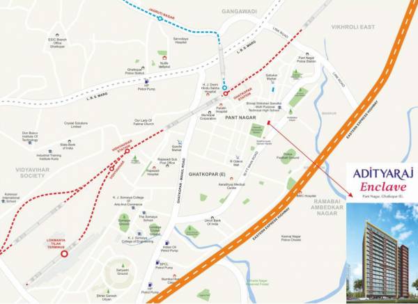  adityaraj-enclave Location Plan