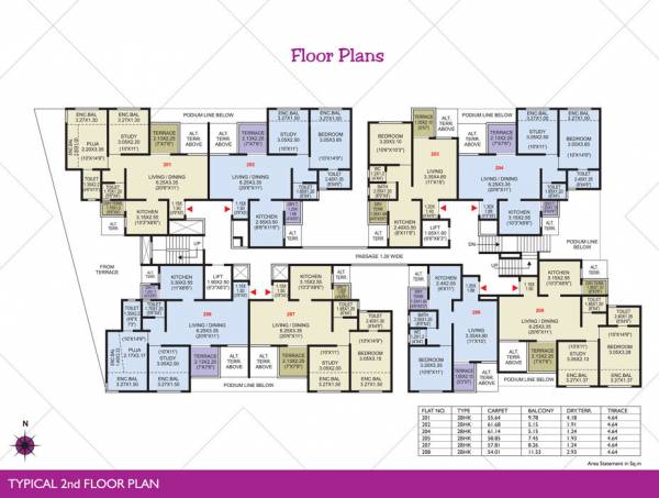  laxmi-avenue Cluster Plan for 2nd Floor