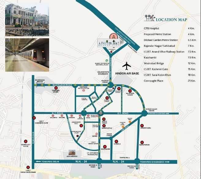  bharat city phase   1 Location Plan
