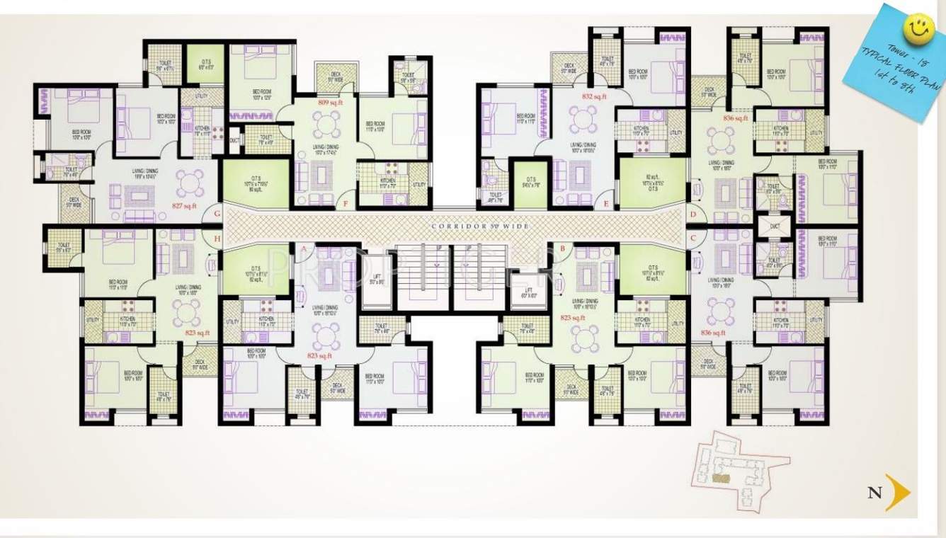  lotus pond Images for Cluster Plan of Vijay Lotus Pond