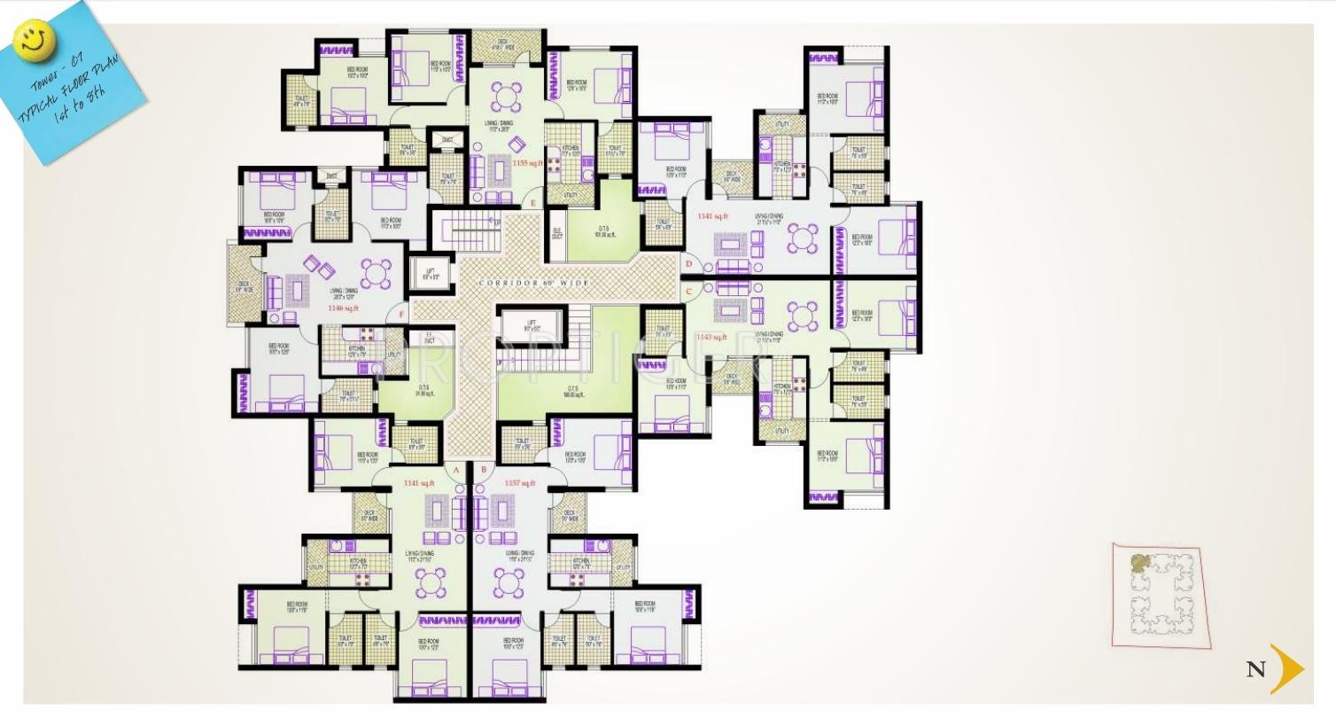 Images for Cluster Plan of Vijay Lotus Pond