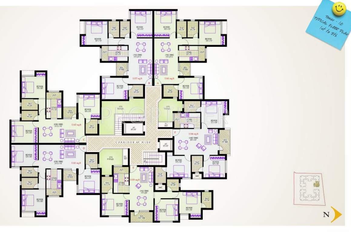 Images for Cluster Plan of Vijay Lotus Pond