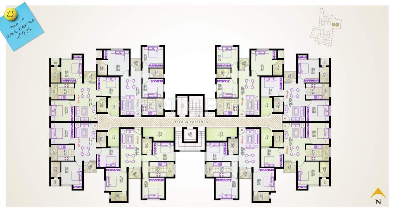 Images for Cluster Plan of Vijay Lotus Pond