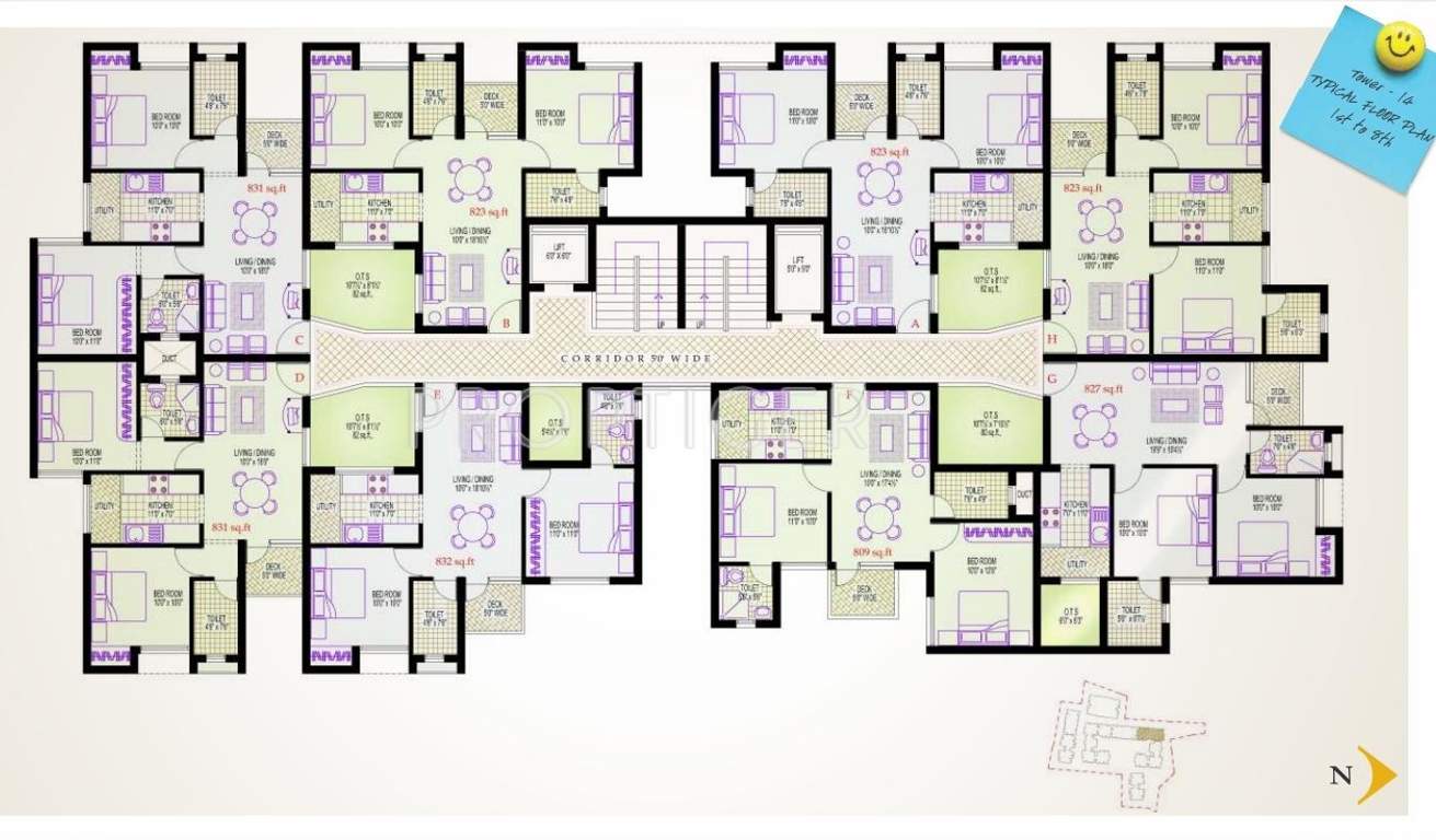 Images for Cluster Plan of Vijay Lotus Pond