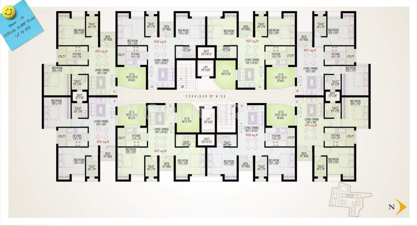 Images for Cluster Plan of Vijay Lotus Pond