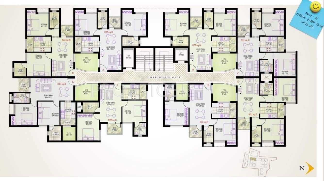Images for Cluster Plan of Vijay Lotus Pond