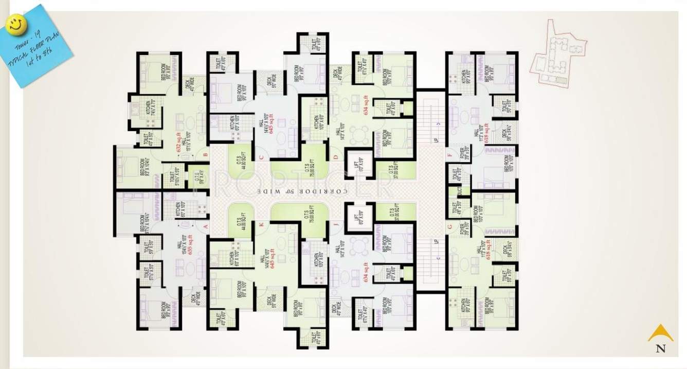 Images for Cluster Plan of Vijay Lotus Pond