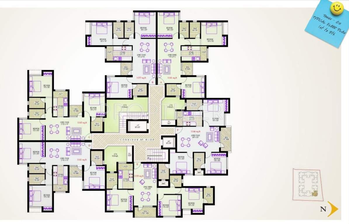 Images for Cluster Plan of Vijay Lotus Pond