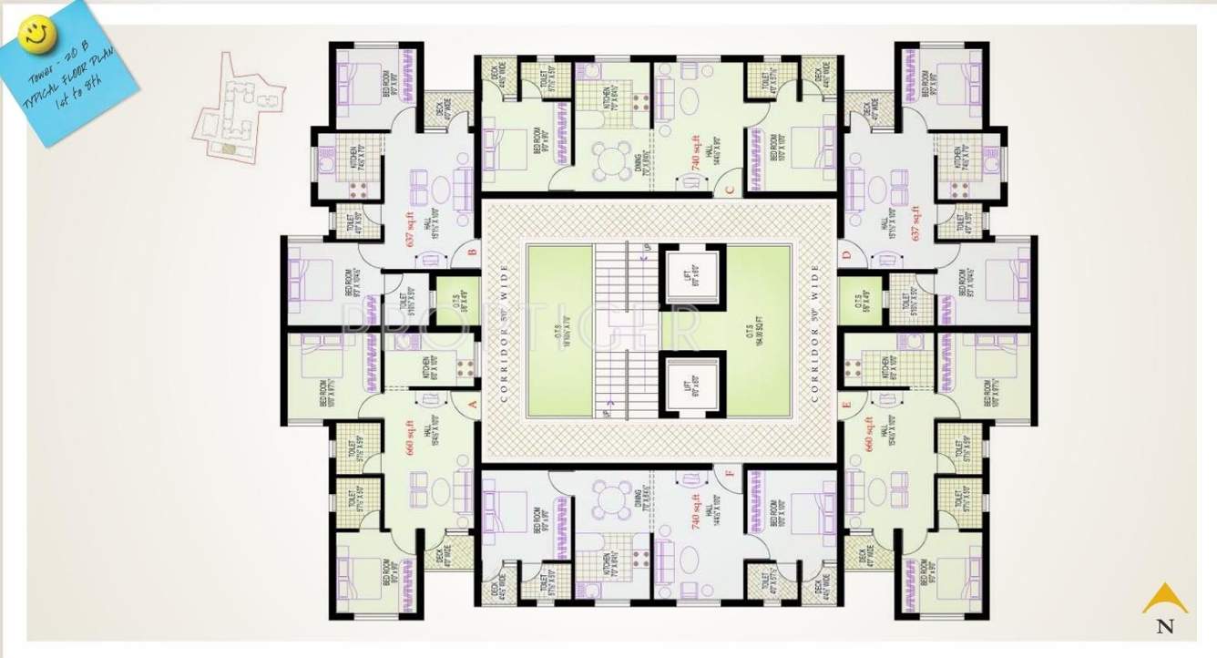 Images for Cluster Plan of Vijay Lotus Pond