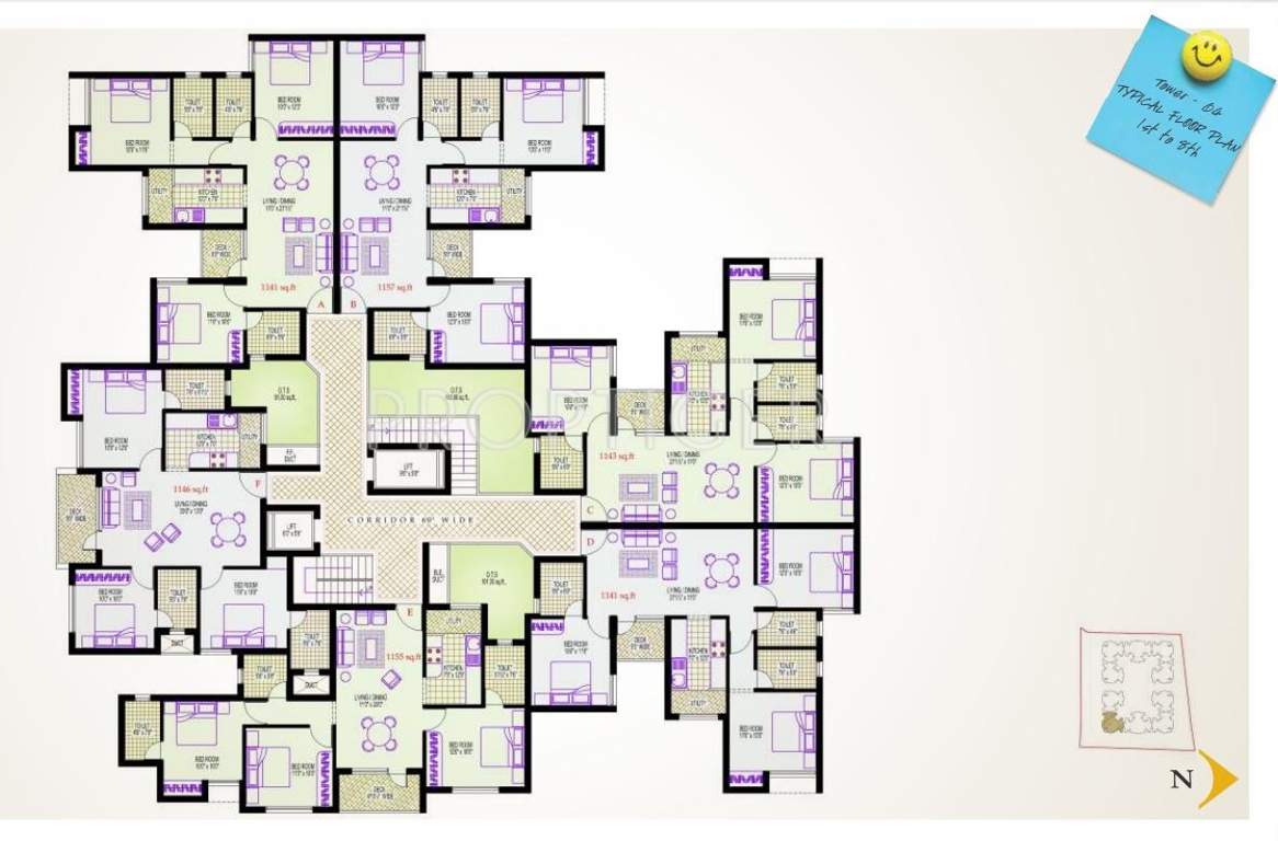 Images for Cluster Plan of Vijay Lotus Pond